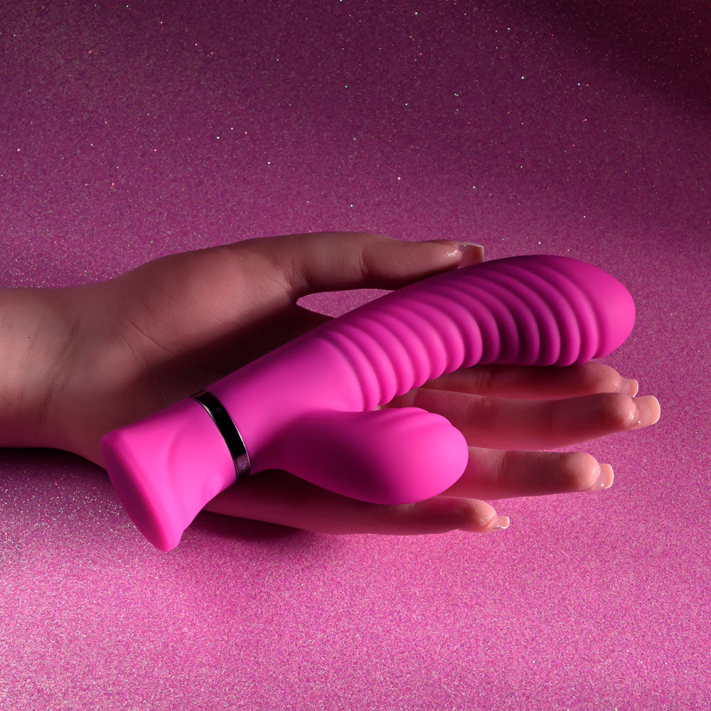 Selopa Next Wave 16.4cm Dual Vibrator | Flexible Design > Vibrators > Ladies > Rabbit