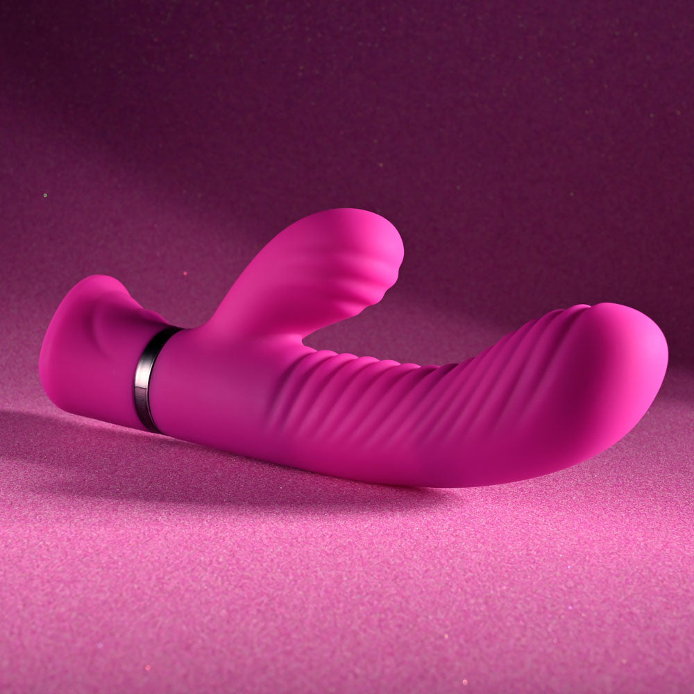 Selopa Next Wave 16.4cm Dual Vibrator | Flexible Design > Vibrators > Ladies > Rabbit