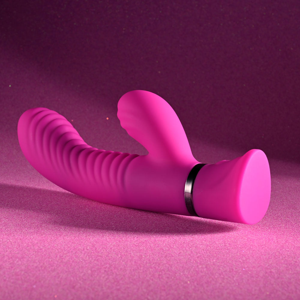 Selopa Next Wave 16.4cm Dual Vibrator | Flexible Design > Vibrators > Ladies > Rabbit