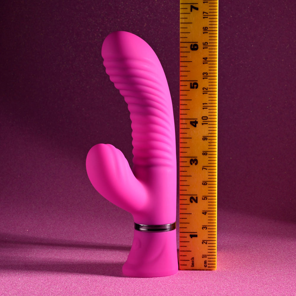 Selopa Next Wave 16.4cm Dual Vibrator | Flexible Design > Vibrators > Ladies > Rabbit