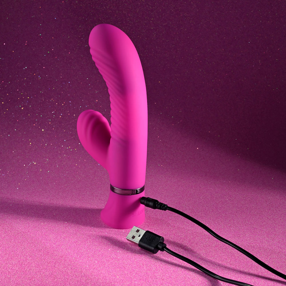 Selopa Next Wave 16.4cm Dual Vibrator | Flexible Design > Vibrators > Ladies > Rabbit