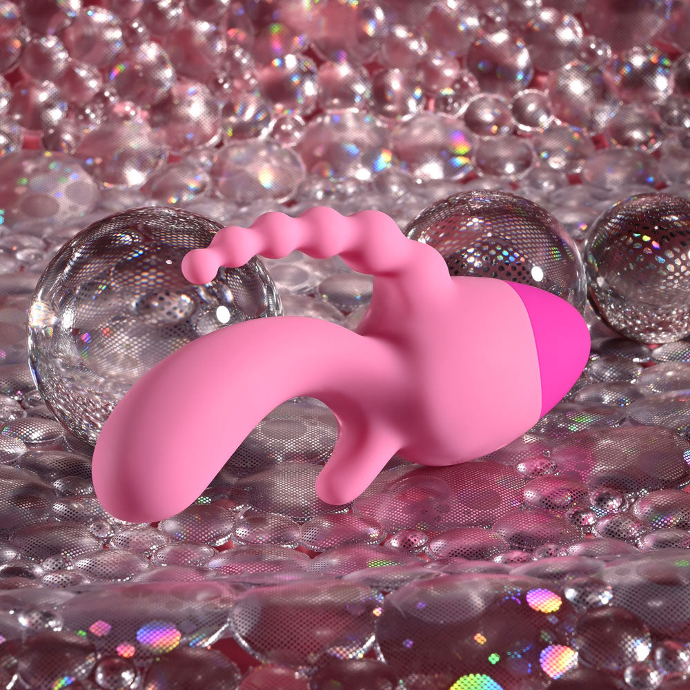 Selopa Game On – USB Rechargeable 3-Point Mini Vibrator > Vibrators > Ladies > Rabbit Multi