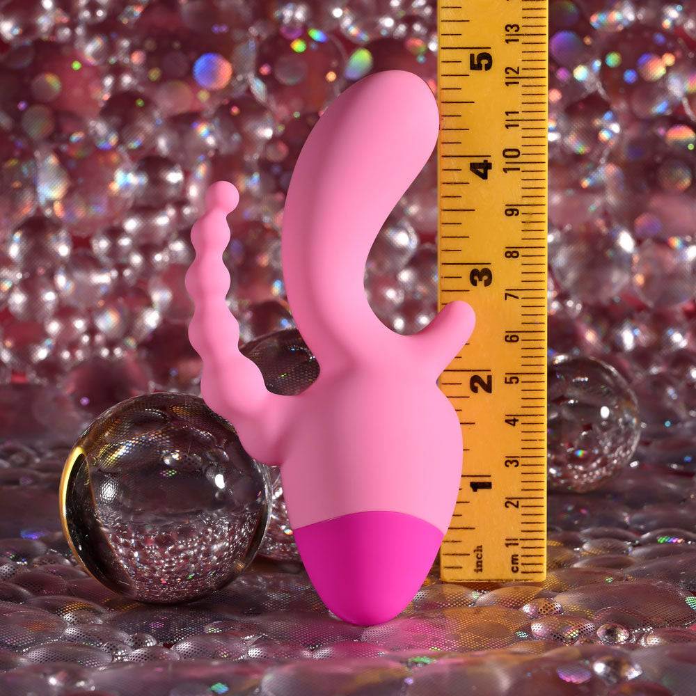 Selopa Game On – USB Rechargeable 3-Point Mini Vibrator > Vibrators > Ladies > Rabbit Multi