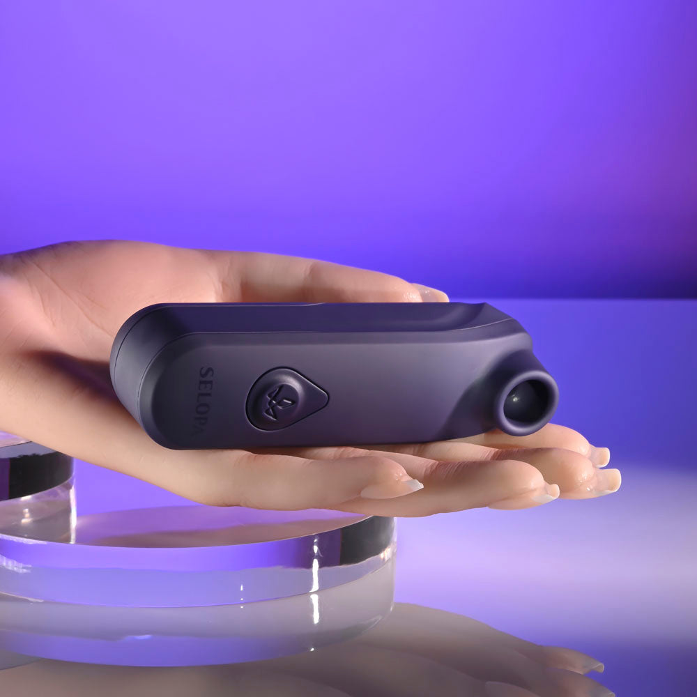 Selopa Sure Thing Vibrating and Sucking Adult Stimulator Device Air Pulsation