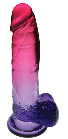Shades 8 Inch Jelly TPR Dong Plum 20.3 cm Multi DONGS