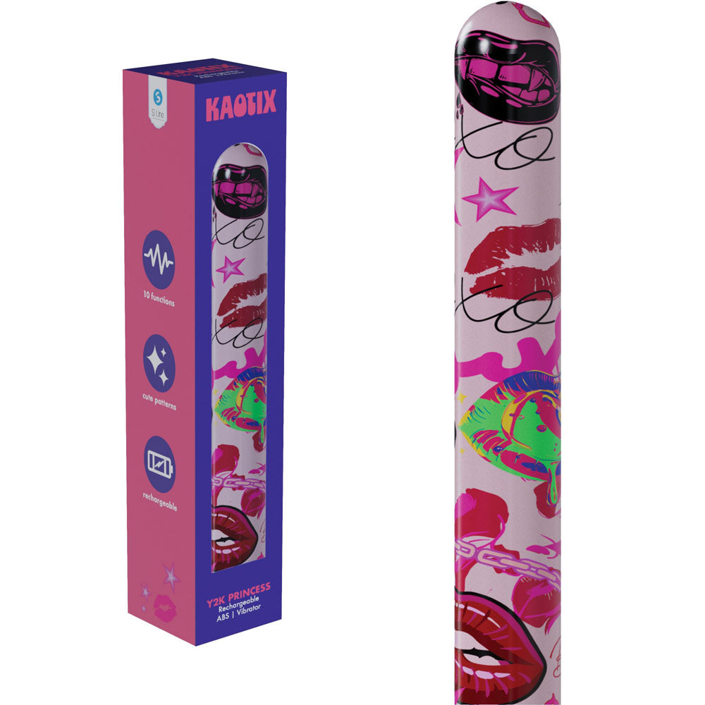 S-Line Kaotix Y2K Princess (Powder) – USB Rechargeable 17.8 cm Vibrator Pink > Vibrators > Standard Vibrators Main image