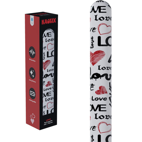 S-Line Kaotix Love (USB Rechargeable) – 17.8 cm Vibrator White > Vibrators > Standard Vibrators