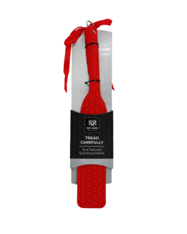 Tyre Paddle Large Red - Double-Sided Vegan Spanking Tool Red Whips & Paddles