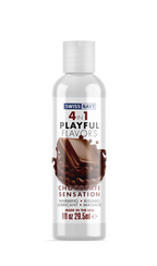 Playful Flavours 4 In 1 Chocolate Sensation (1oz) – Edible Sensation > Lube > Flavoured