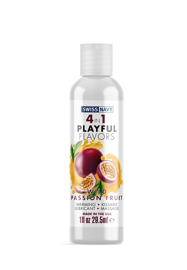Playful Flavours 4 In 1 Wild Passion Fruit 1oz/29.5ml Default Title Flavoured Lube