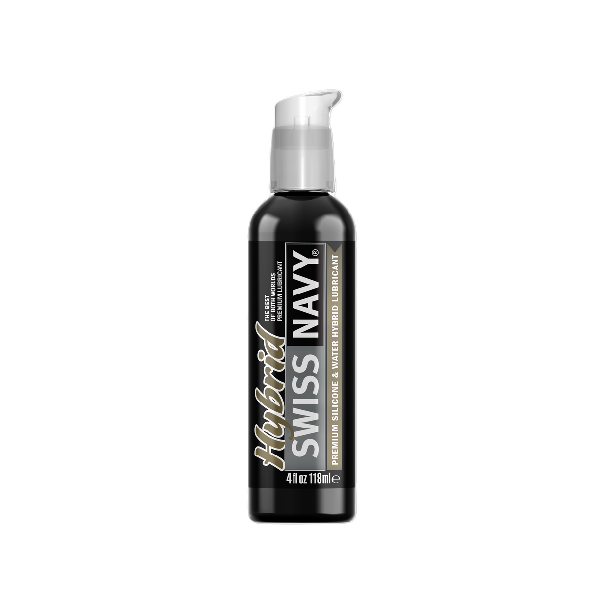 Swiss Navy Hybrid Lubricant 4oz 118ml Water and Silicone Based Intimate Lubricant > Lube > Hybrid