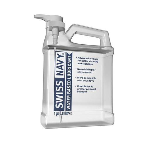 Swiss Navy Water Based Lubricant 1 Gallon 3.8 Liters Default Title Water Based Lube