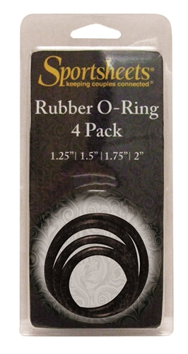 Sportsheets Rubber O-Rings 4 Pack – Versatile Strap-On Harness Accessories Secondary image