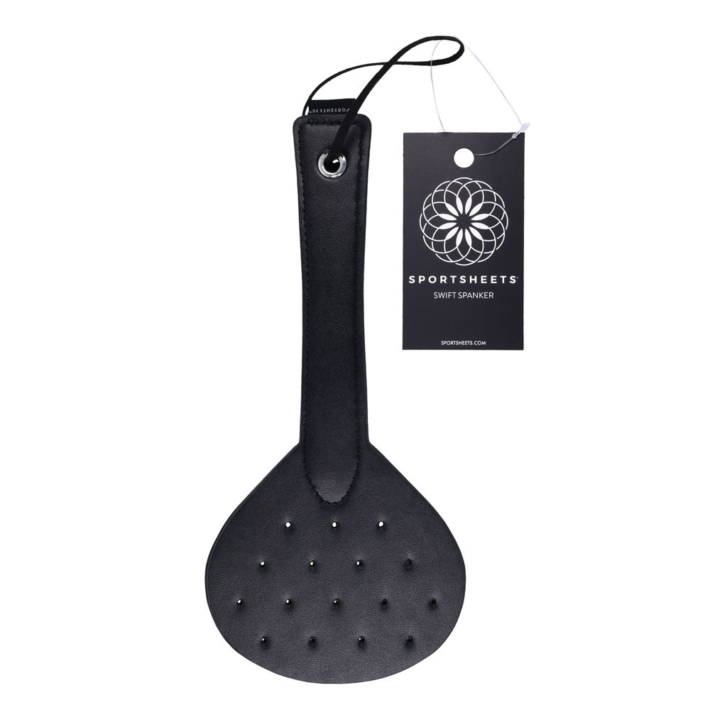SPORTSHEETS Swift Spanker 29.2 cm Faux Leather Paddle > Bondage Gear > Paddles