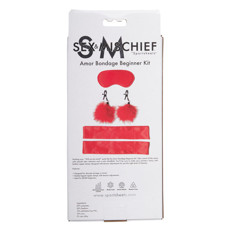 Sex & Mischief - Amor Bondage Beginner Kit for Couples > Bondage Gear > Bondage Kits