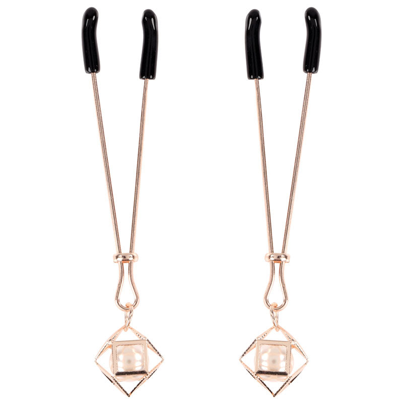 Sex & Mischief Brat Pearl Adjustable Nipple Clips – Set of 2 Clips > Sex Toys > Nipple Clamps