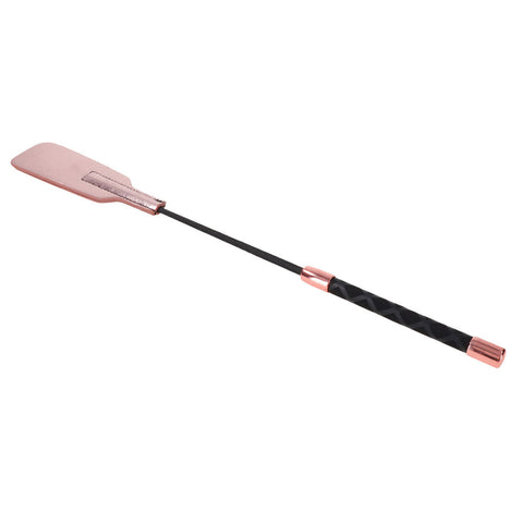 Sex & Mischief Brat Crop 47 cm with Rose Gold Tip Whips & Paddles