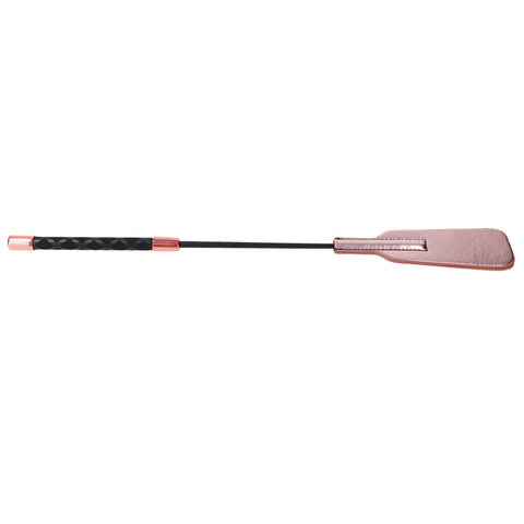 Sex & Mischief Brat Crop 47 cm with Rose Gold Tip Whips & Paddles