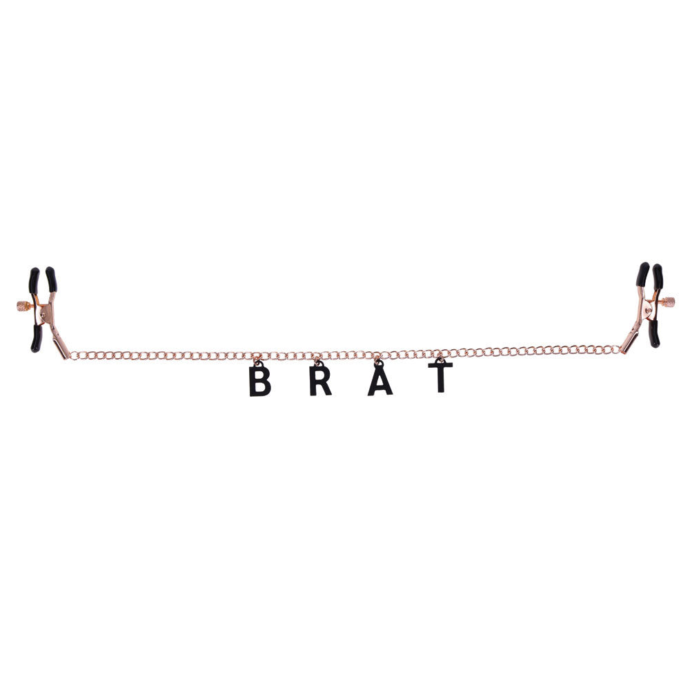 Sex & Mischief Brat Charmed – Rubber Tipped Nipple Clamps > Sex Toys > Nipple Clamps