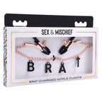 Sex & Mischief Brat Charmed – Rubber Tipped Nipple Clamps > Sex Toys > Nipple Clamps