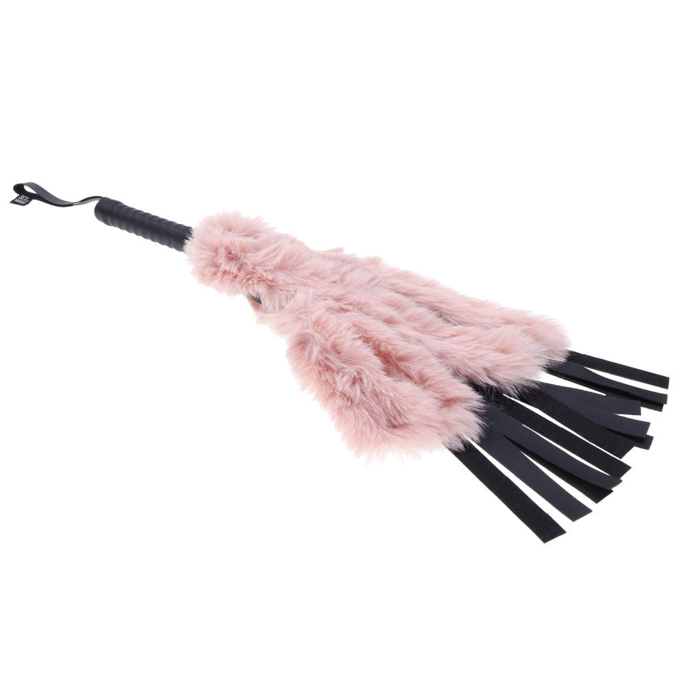 Sex & Mischief Brat - Dual Texture Faux Fur Vegan Leather 50Cm Flogger Secondary image