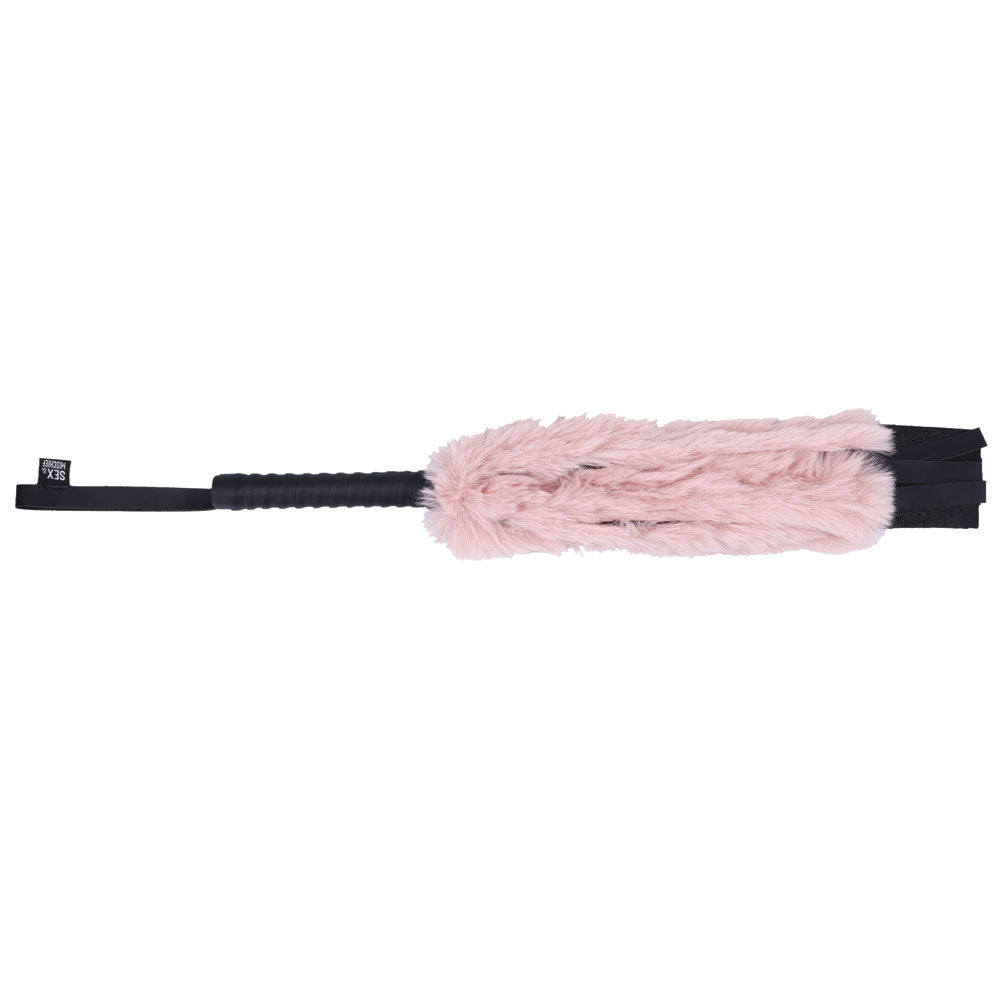 Sex & Mischief Brat - Dual Texture Faux Fur Vegan Leather 50Cm Flogger > Bondage Gear > Whips & Floggers