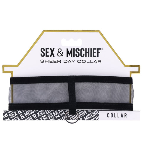 Sex and Mischief Sheer Day Collar for Sensual Sophistication > Bondage Gear > Collars