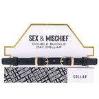 Sex and Mischief Double Buckle Day Collar > Bondage Gear > Collars & Leashes