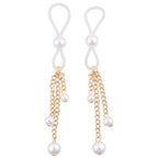Sex & Mischief Pearl Nipple Ties – Elegant Nipple Accessory > Sex Toys > Nipple Clips