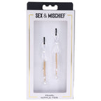 Sex & Mischief Pearl Nipple Ties – Elegant Nipple Accessory > Sex Toys > Nipple Clips