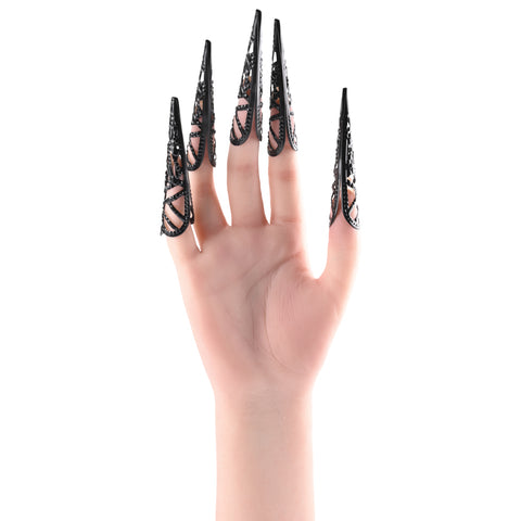 Sex & Mischief Sensory Fingertips - 8.25 cm Black Alloy > Bondage Gear > Medical Instruments