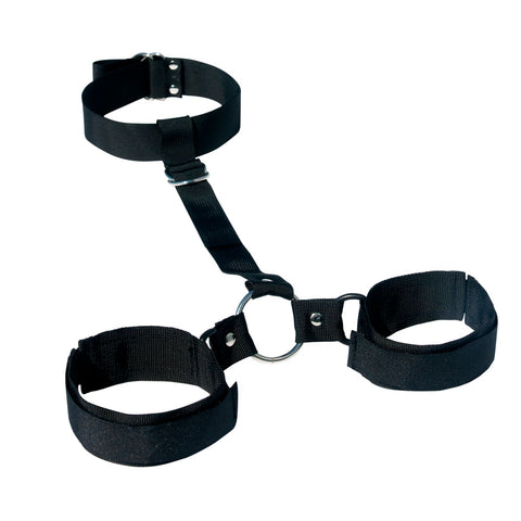 Sex & Mischief Shadow Neck And Wrist Restraint – Bondage Restraints > Bondage Gear > Restraints