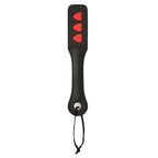 Sex And Mischief Heart Paddle – Split Surface Design Paddle Red|Black > Bondage Gear > Paddles