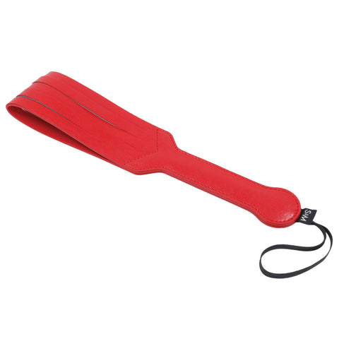 Sex & Mischief Amor Loop Paddle 36 cm Red Vegan Leather Whips & Paddles