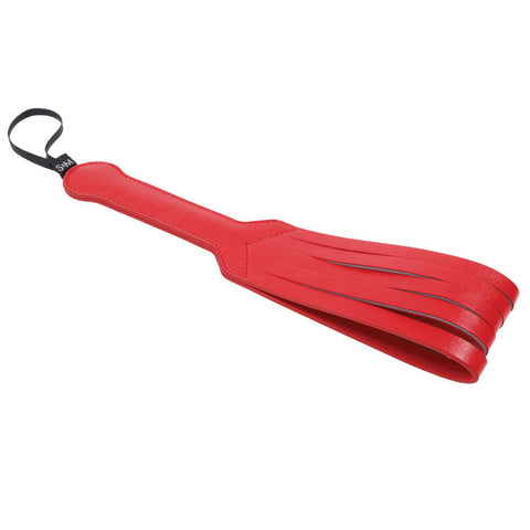 Sex & Mischief Amor Loop Paddle 36 cm Red Vegan Leather Whips & Paddles