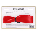Sex & Mischief Amor Satin Ball Gag With Ribbon Drop > Bondage Gear > Gags and Bits