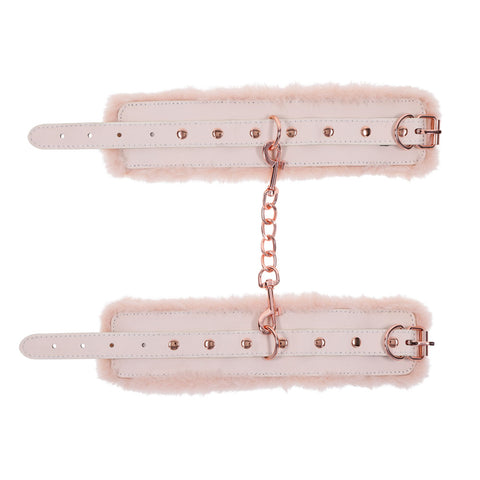 Sex and Mischief Peaches and Cream Fur Handcuffs > Bondage Gear > Restraints
