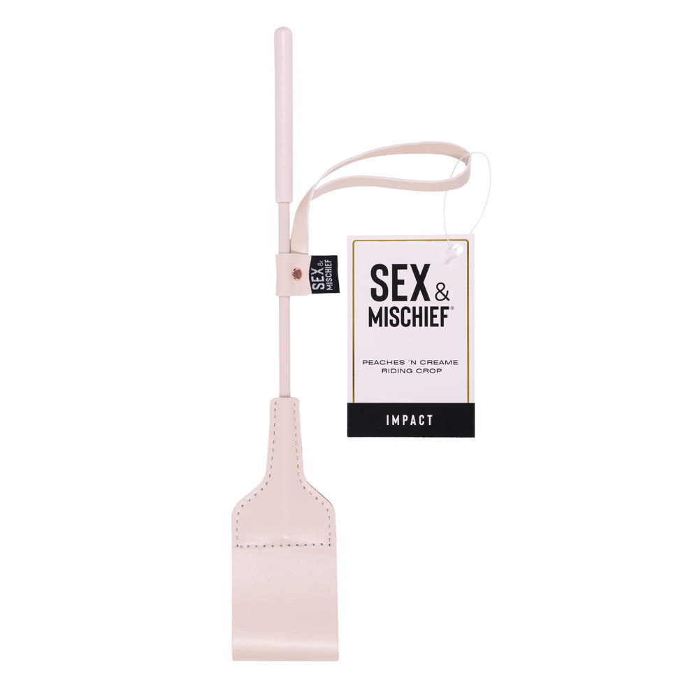 Sex & Mischief Peaches N Cream Riding Crop PeachPuff > Bondage Gear > Crops