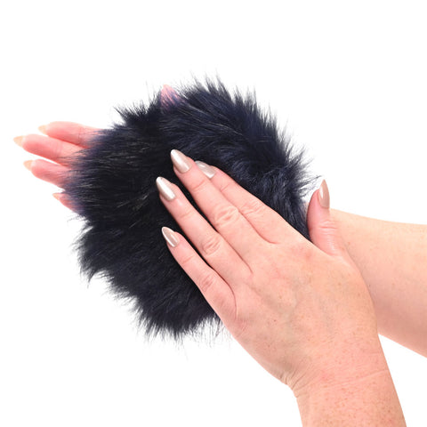 Sex & Mischief - Cougar Spiked Sensory Glove - Navy One Size BONDAGE-TOYS