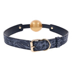 Sportsheets Cougar Ball Gag (Blue and Gold) – Luxury Ball Gag > Bondage Gear > Gags and Bits