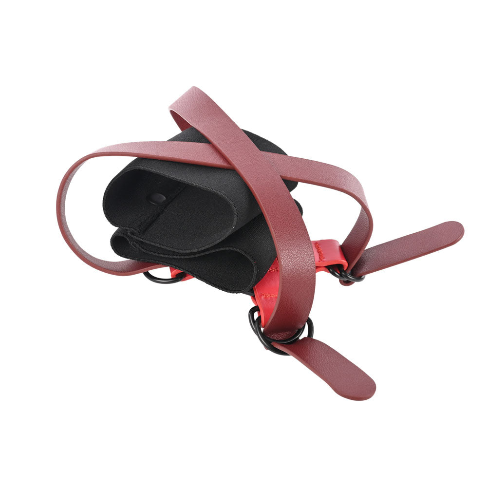 S&M Exs & Ohs Cross Cuffs (Black) – Restraints > Bondage Gear > Restraints