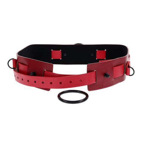 S&M Exs & Ohs Bound and Belted Adjustable Belt 31-42.5 Inches Rope