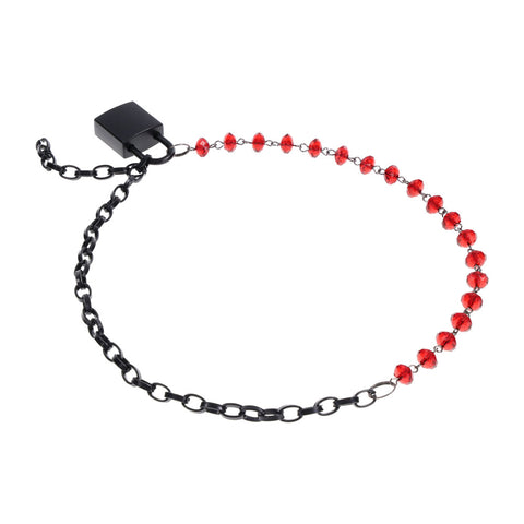 Sm Exs And Ohs Crystal Day Collar Black Collar Jewellery > Bondage Gear > Collars
