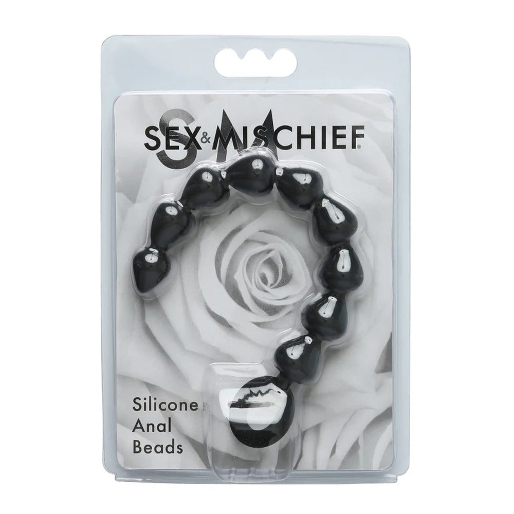 Sex And Mischief Silicone Anal Beads 9.75 Inch Toy > Anal Range > Anal Beads