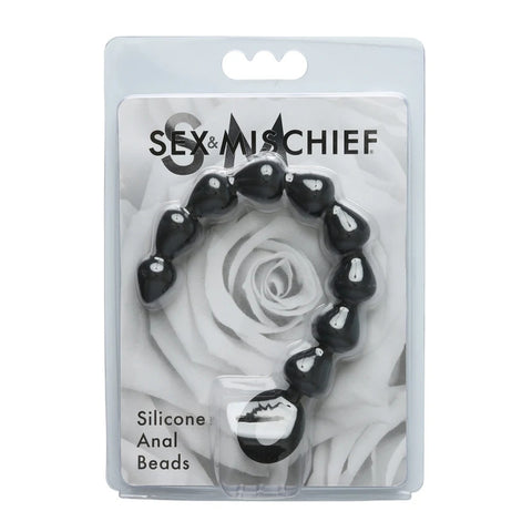 Sex And Mischief Silicone Anal Beads 9.75 Inch Toy > Anal Range > Anal Beads