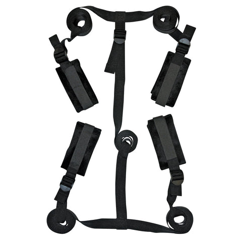 Sex & Mischief Bed Bondage Restraint Kit with 1.5m Straps Restraints