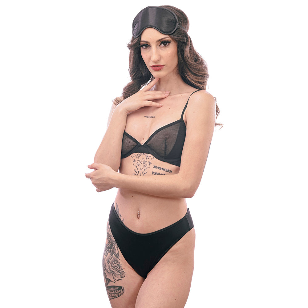 Sex & Mischief Satin Blindfold – Soft Comfortable Eye Mask > Bondage Gear > Blindfolds