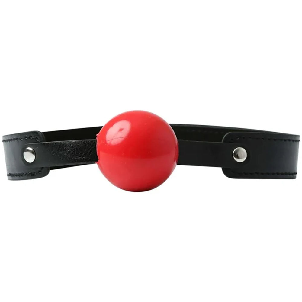Sex and Mischief Solid Ball Gag – Soft Rubber 2-Inch Ball Gag Accessory > Bondage Gear > Gags and Bits
