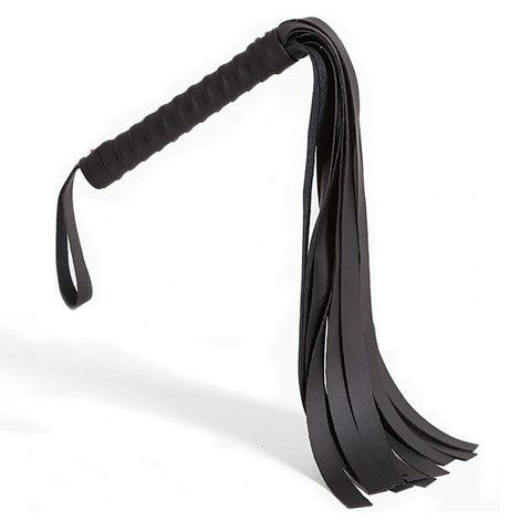 Sex and Mischief Faux Leather Flogger for Sensation Play 24 Inches Whips & Paddles