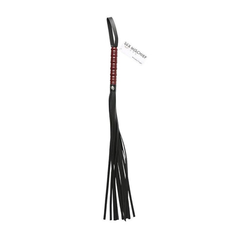 Sex and Mischief Mahogany Flogger for Intimate Adventures > Bondage Gear > Whips & Floggers